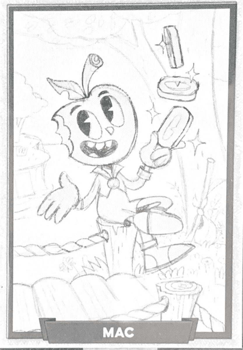 Full Set Concept 160 - Cuphead out of the cards by Dario Moccia | BraccoTCG
