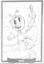 Full Set Concept 160 - Cuphead out of the cards by Dario Moccia | BraccoTCG