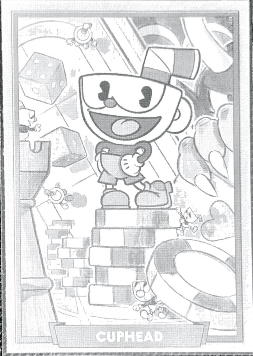 Full Set Concept 160 - Cuphead out of the cards by Dario Moccia | BraccoTCG