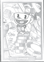 Full Set Concept 160 - Cuphead out of the cards by Dario Moccia | BraccoTCG
