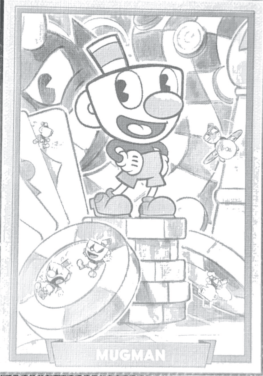 Full Set Concept 160 - Cuphead out of the cards by Dario Moccia | BraccoTCG