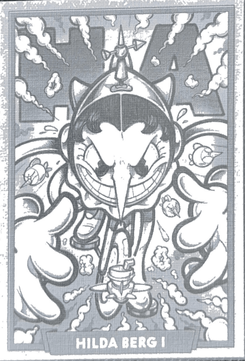 Full Set Concept 160 - Cuphead out of the cards by Dario Moccia | BraccoTCG