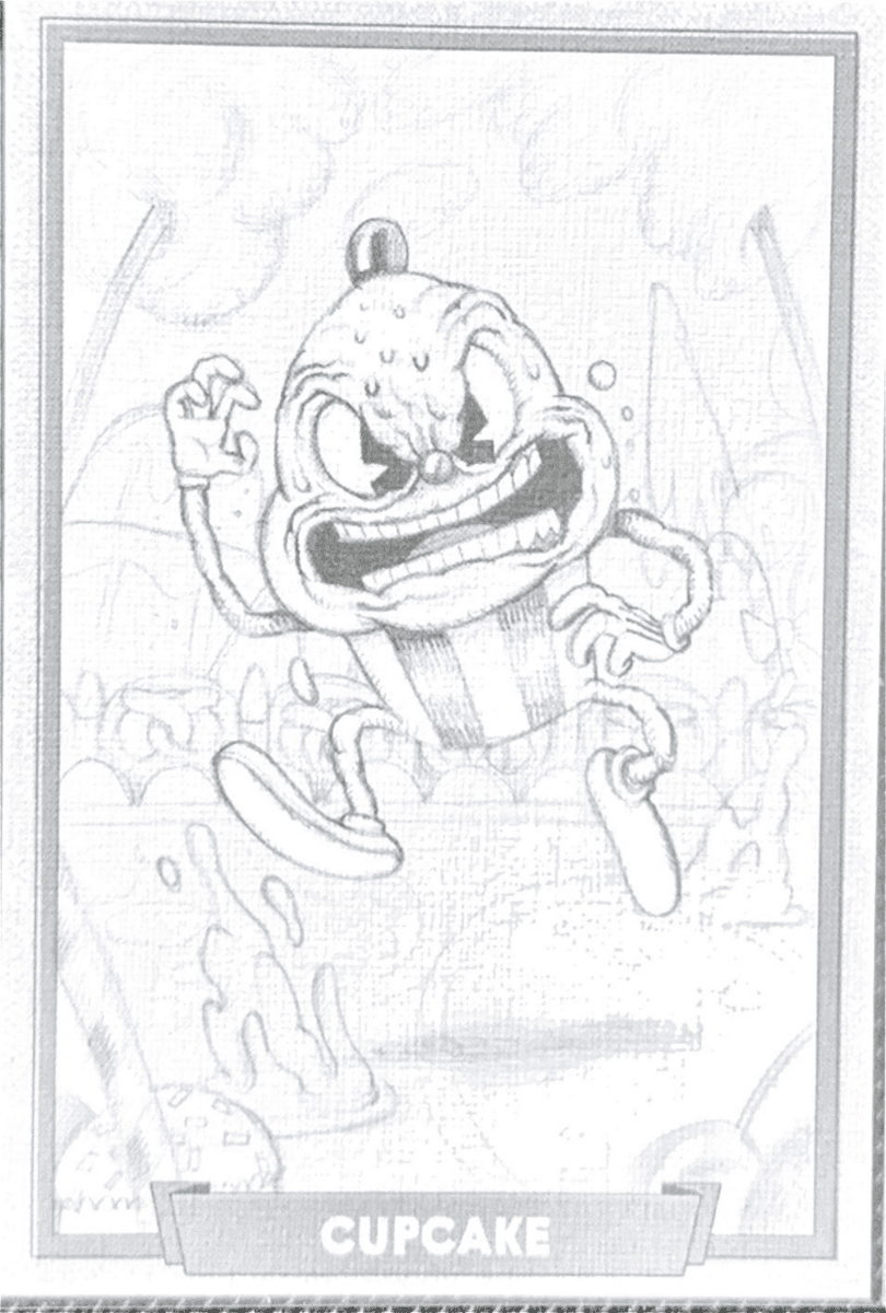 Full Set Concept 160 - Cuphead out of the cards by Dario Moccia | BraccoTCG