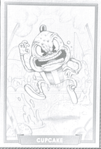 Full Set Concept 160 - Cuphead out of the cards by Dario Moccia | BraccoTCG