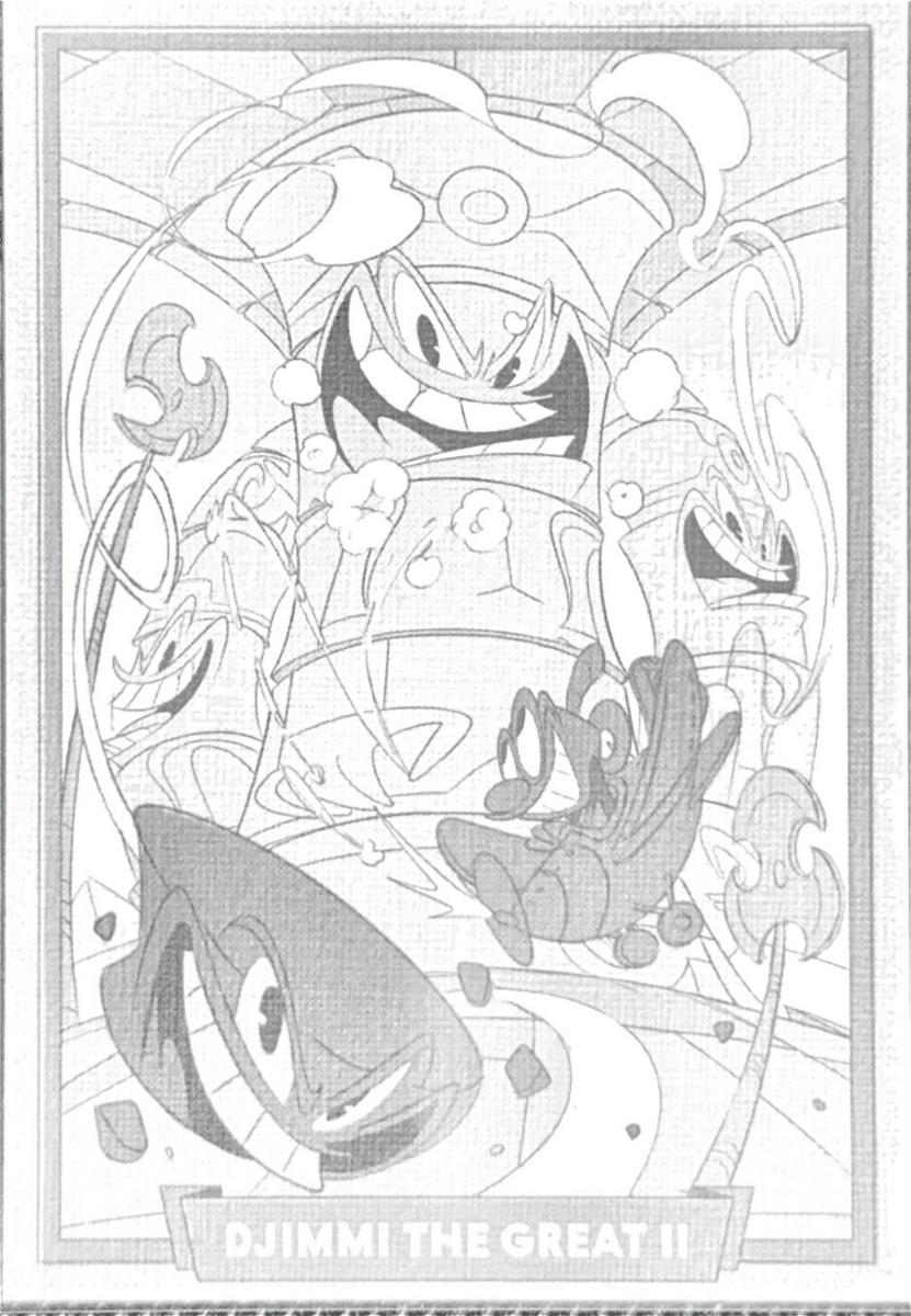 Full Set Concept 160 - Cuphead out of the cards by Dario Moccia | BraccoTCG