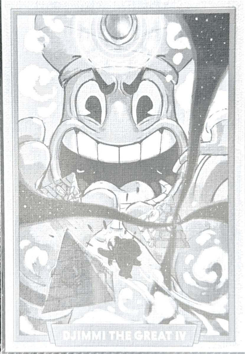 Full Set Concept 160 - Cuphead out of the cards by Dario Moccia | BraccoTCG