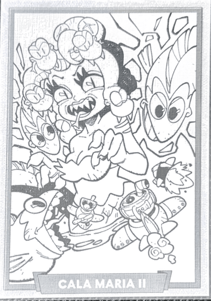 Full Set Concept 160 - Cuphead out of the cards by Dario Moccia | BraccoTCG