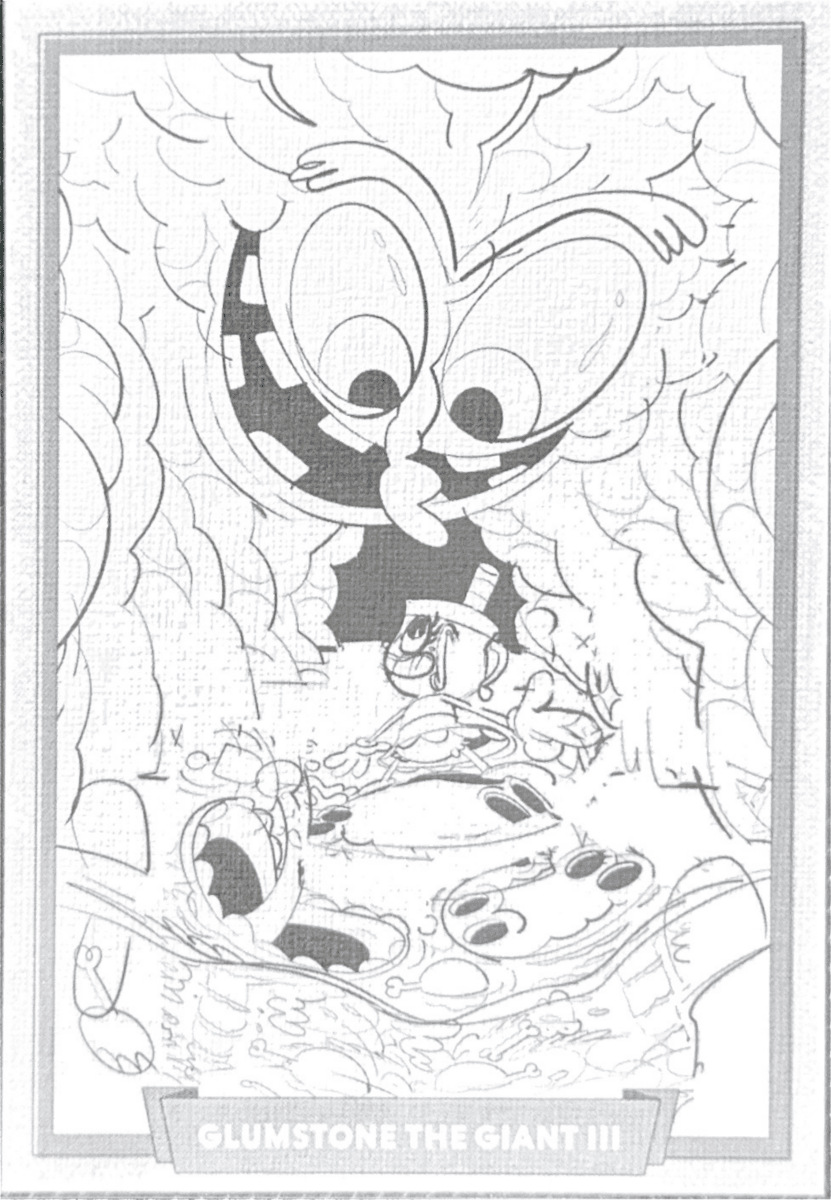Full Set Concept 160 - Cuphead out of the cards by Dario Moccia | BraccoTCG