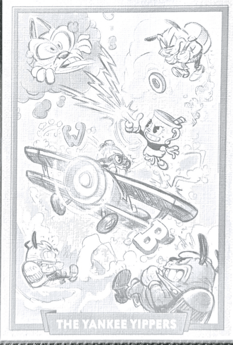 Full Set Concept 160 - Cuphead out of the cards by Dario Moccia | BraccoTCG