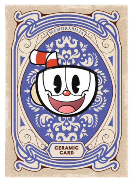 Ceramic card - Cuphead out of the cards by Dario Moccia | BraccoTCG