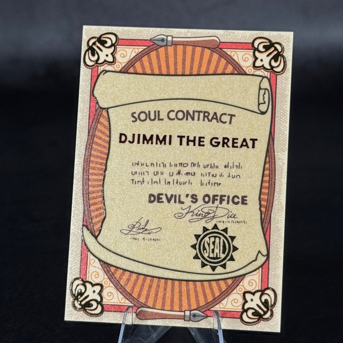Contract Djimmi the Great | BraccoTCG