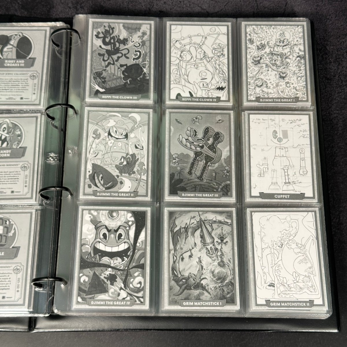 Cuphead: Out of The Cards | Set Completo 160 Concept + Raccoglitore Ufficiale | BraccoTCG