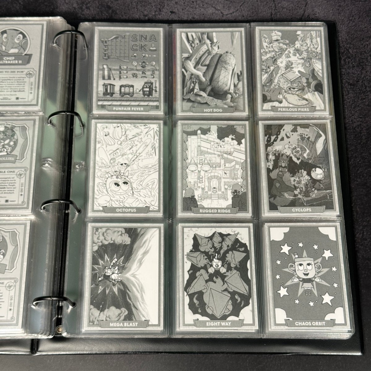 Cuphead: Out of The Cards | Set Completo 160 Concept + Raccoglitore Ufficiale | BraccoTCG