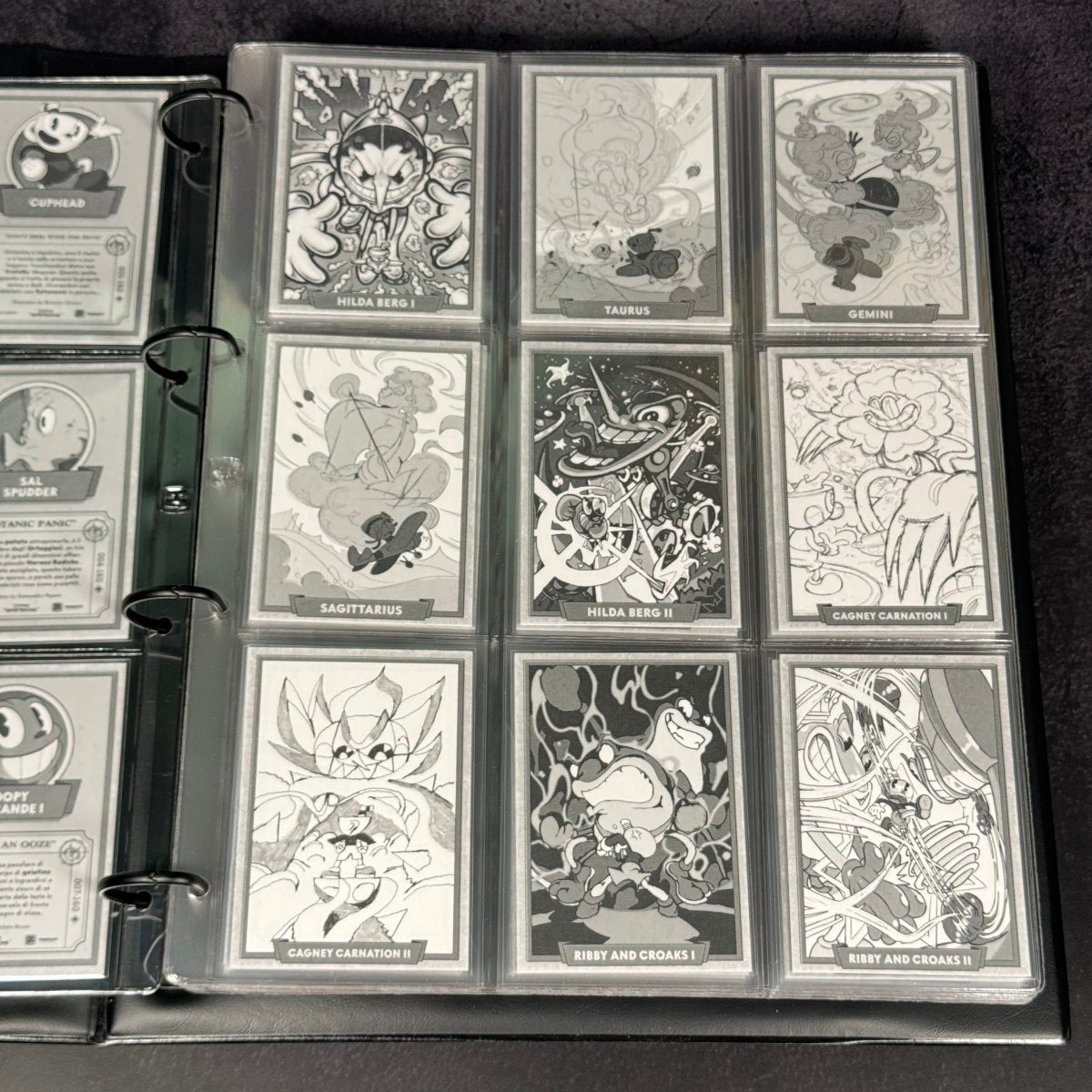 Cuphead: Out of The Cards | Set Completo 160 Concept + Raccoglitore Ufficiale | BraccoTCG
