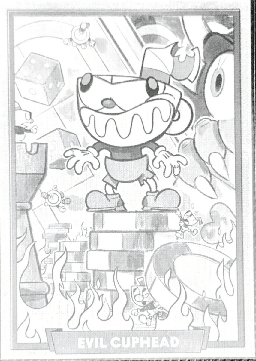 Evil Cuphead Concept God Pack - Cuphead out of the cards by Dario Moccia | BraccoTCG