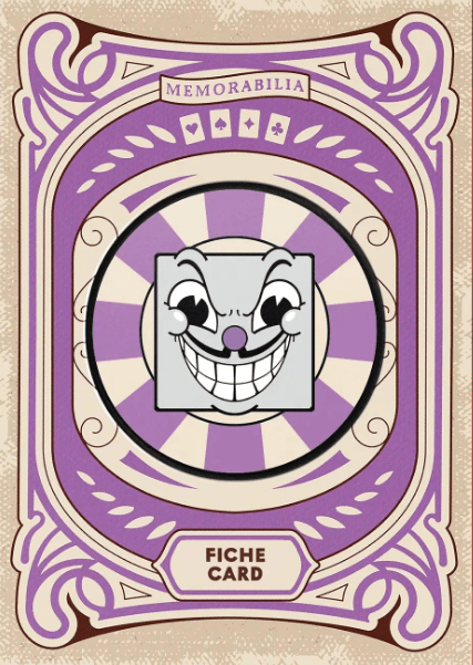 Fiche card - Cuphead out of the cards by Dario Moccia | BraccoTCG