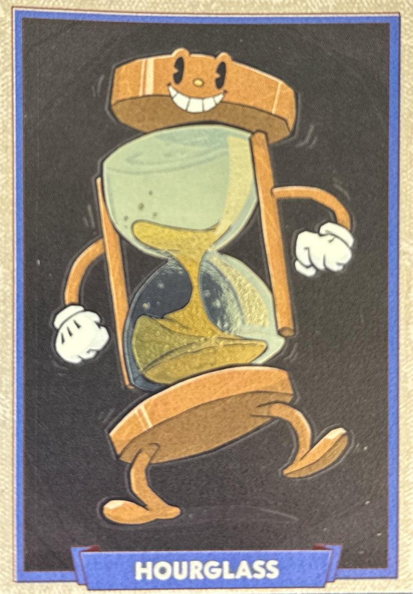 Promo hourglass - Cuphead out of the cards by Dario Moccia | BraccoTCG