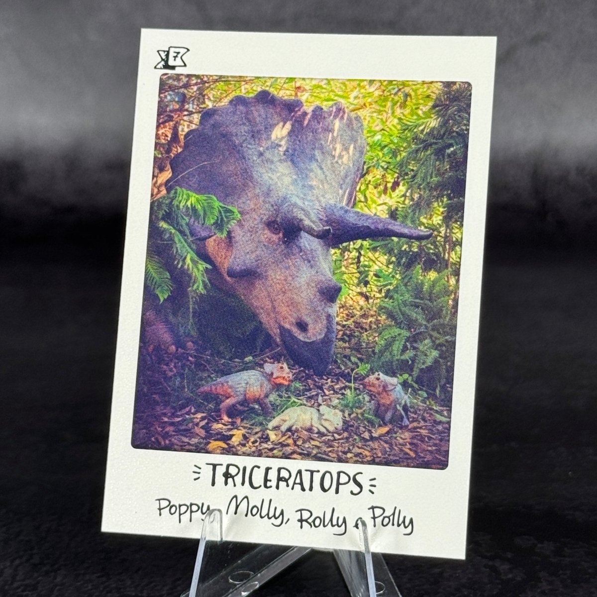 S7 | Triceratops "Poppy, Molly, Rolly e Polly" by Mariaelena Mariotti | BraccoTCG
