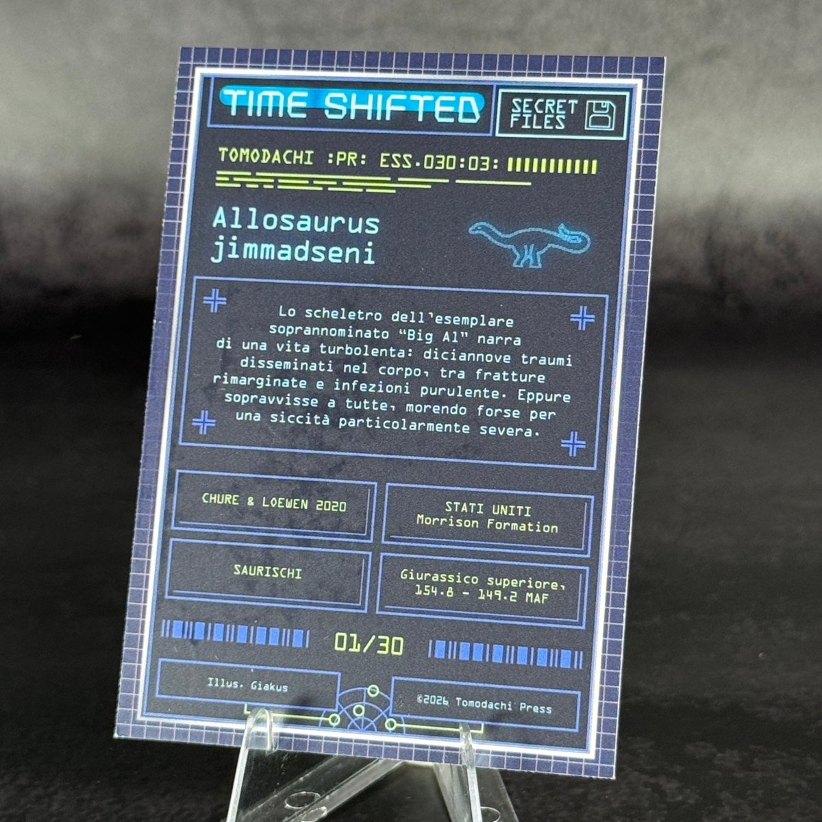 TS01 | Allosaurus jimmadseni by Giakus | BraccoTCG