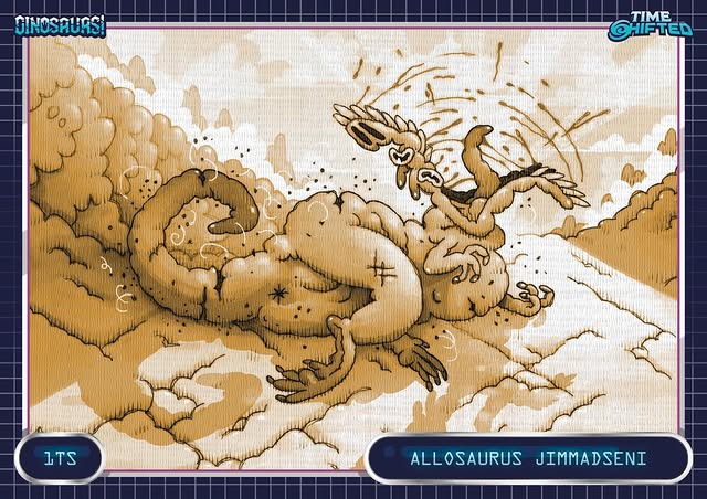 TS01 | ALLOSAURUS JIMMADSENI | Release the creatures: Dinosaurs! | BraccoTCG