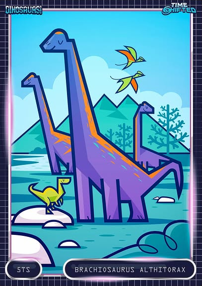 TS05 | BRACHIOSAURUS ALTITHORAX | Release the creatures: Dinosaurs! | BraccoTCG