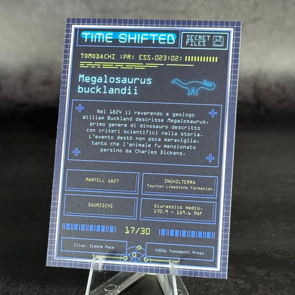 TS17 | Megalosaurus bucklandii by Simone Pace | BraccoTCG